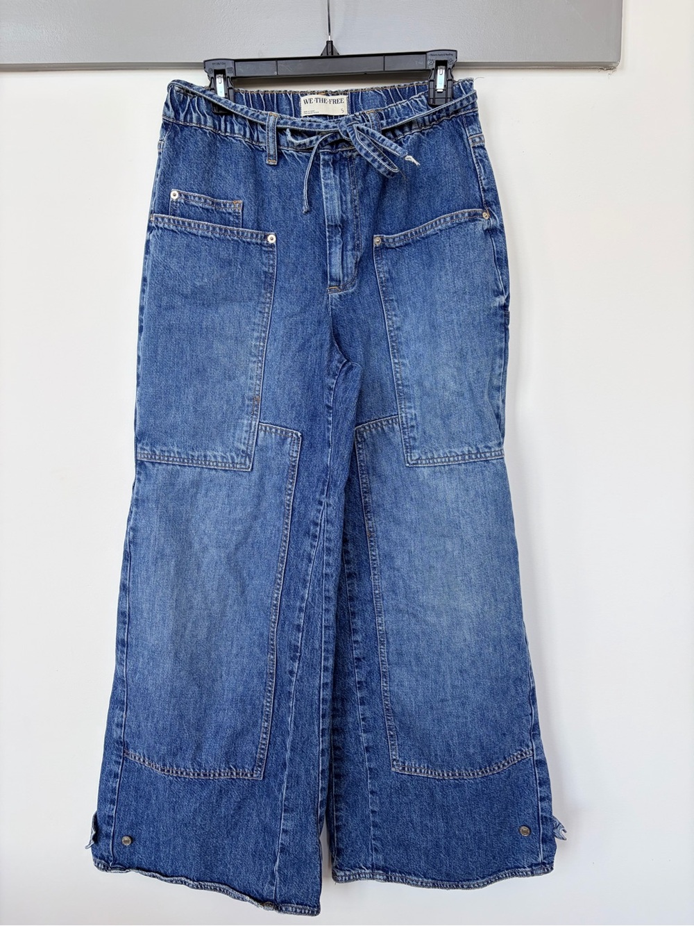We The Free CRVY Outlaw Wide Leg Jeans Small - Picture 3 of 7